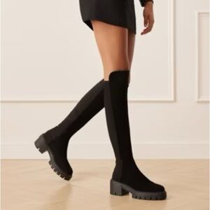 Stuart Weitzman Black Over the Knee Boots